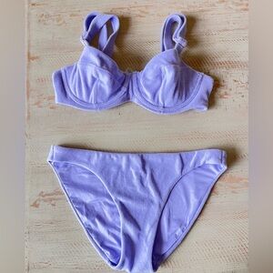 TerryCloth purple bikini from Victoria Secret
